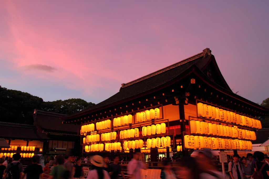 下鴨神社の夕暮れ2