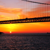 夕日と大橋 2