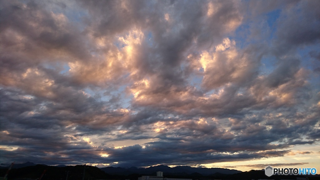 空　夕景