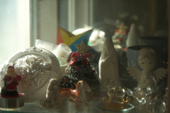 キャビネットの中の