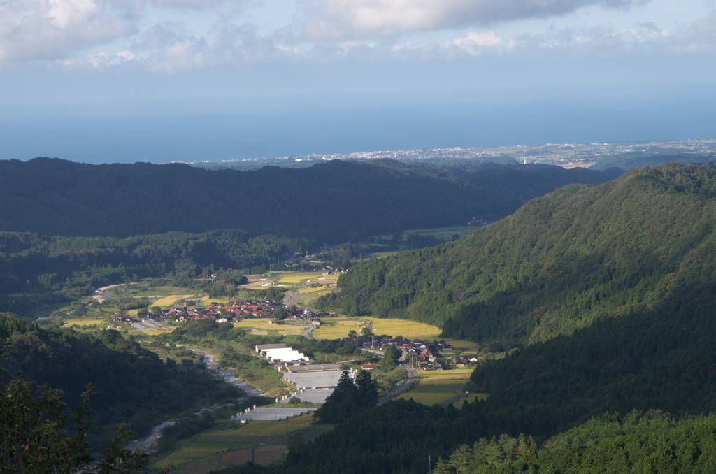 大山地蔵峠あたり