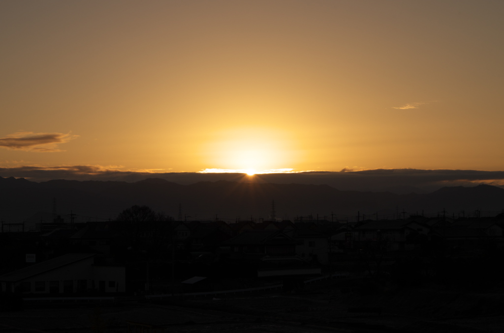 2018年1月4日日の出