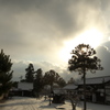 奈良県　當麻寺雪景色