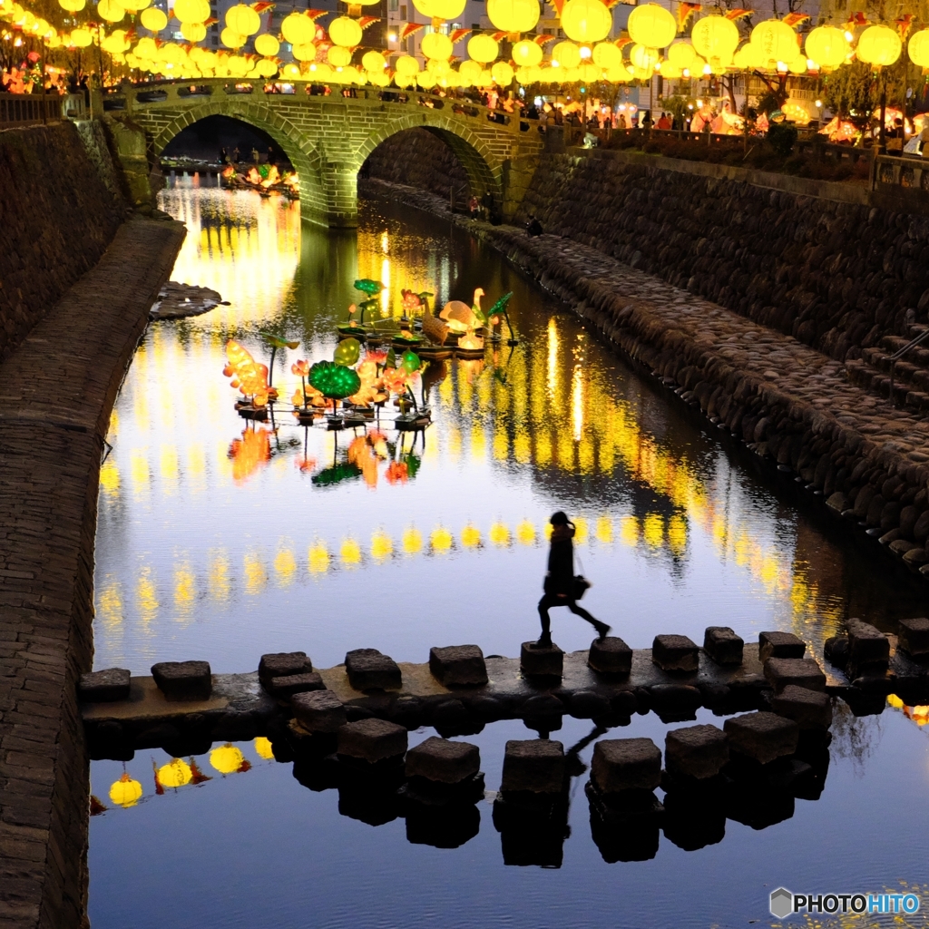 レモン・カラーの眼鏡橋