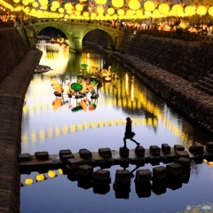レモン・カラーの眼鏡橋