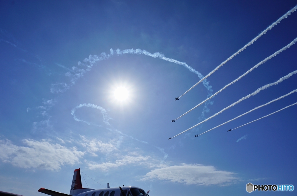 秋空に夢を追う