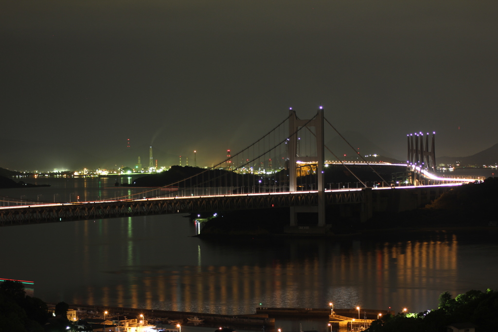 …瀬戸大橋・夜景…