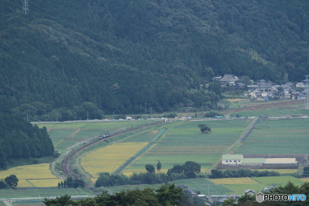 …山の上から②…