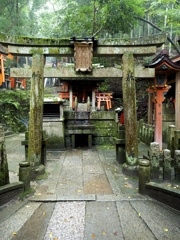 佇む鳥居