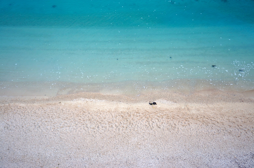 青い海