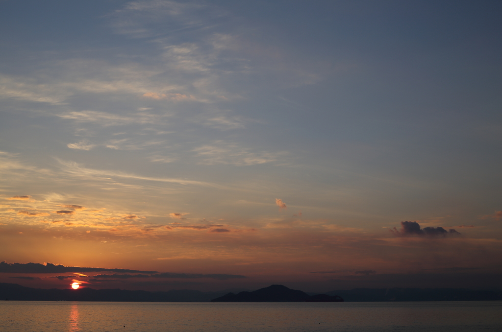 いつもの場所で･･･夕日