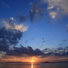 夕日