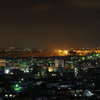 基地がある街の夜景