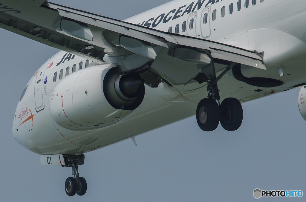 瀬長島で飛行機撮影