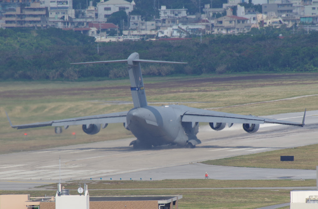 離陸します。