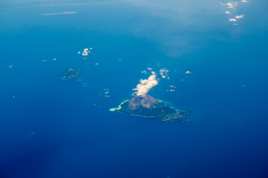 空撮　硫黄島
