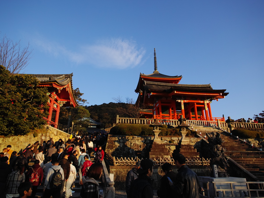 清水寺仁王門横