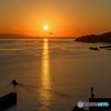 今日も納得の夕暮れでした　１