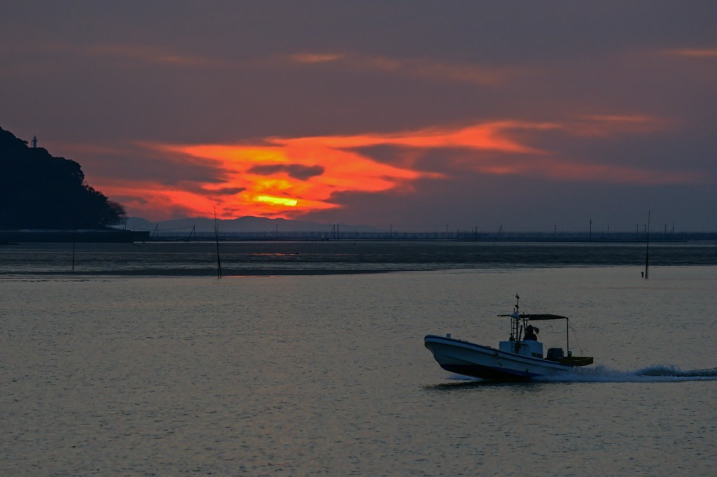 鮮やか過ぎる夕焼け（1）