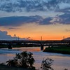 台風一過の夕暮れ　４完
