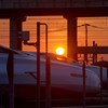 夕暮れの九州新幹線　１