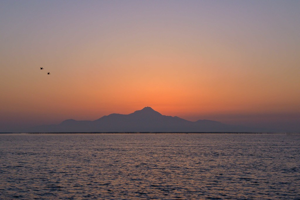 雲仙普賢岳の夕暮れ　3