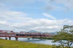 試し撮り　列車と風景　２完
