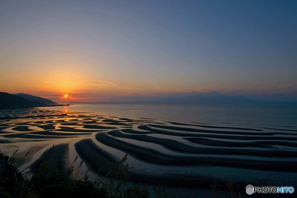 晩秋の御輿来海岸　4完