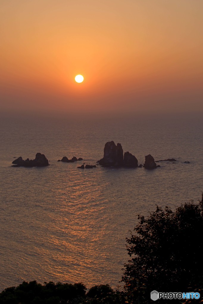 天草西海岸の夕景　４