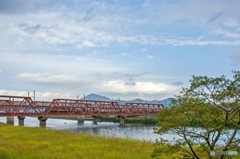 試し撮り　列車と風景　１