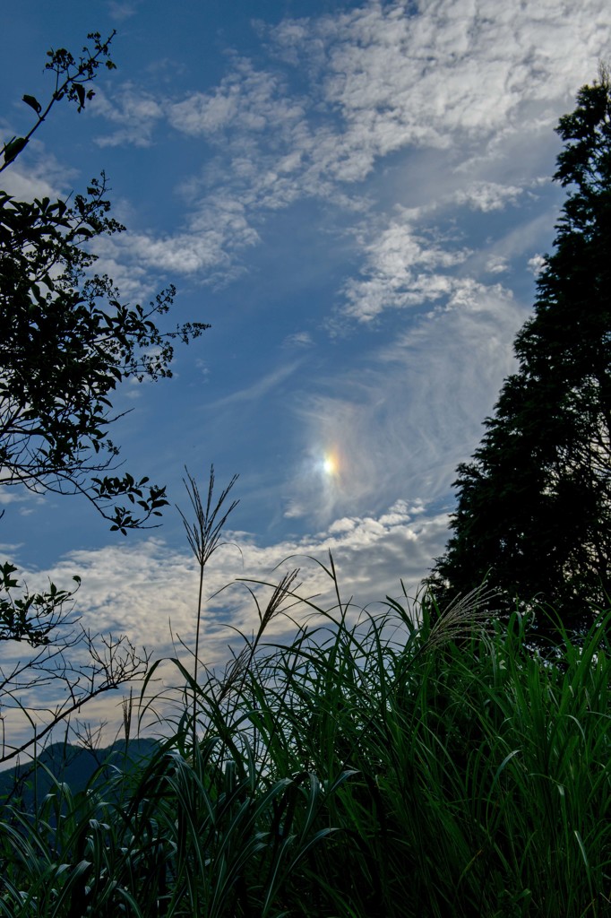 秋近し、阿蘇の夕暮れ　１