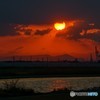 今日の夕陽