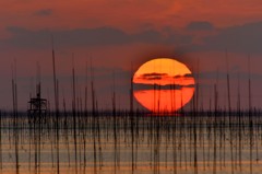 晩秋の夕暮れ　３完