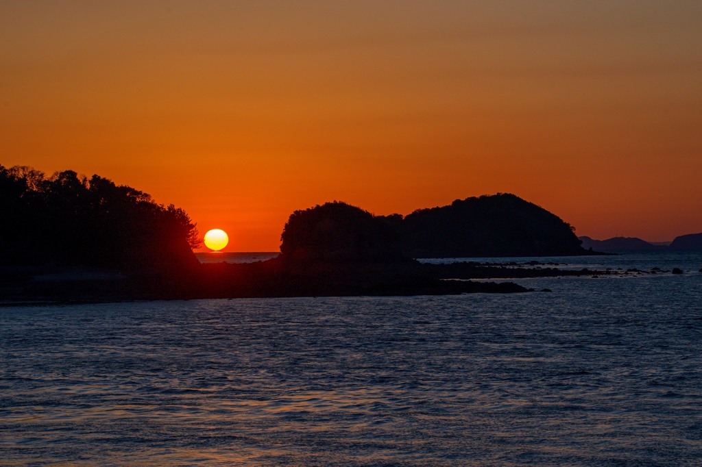 満足のだるま夕陽　２