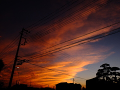 夕焼け雲