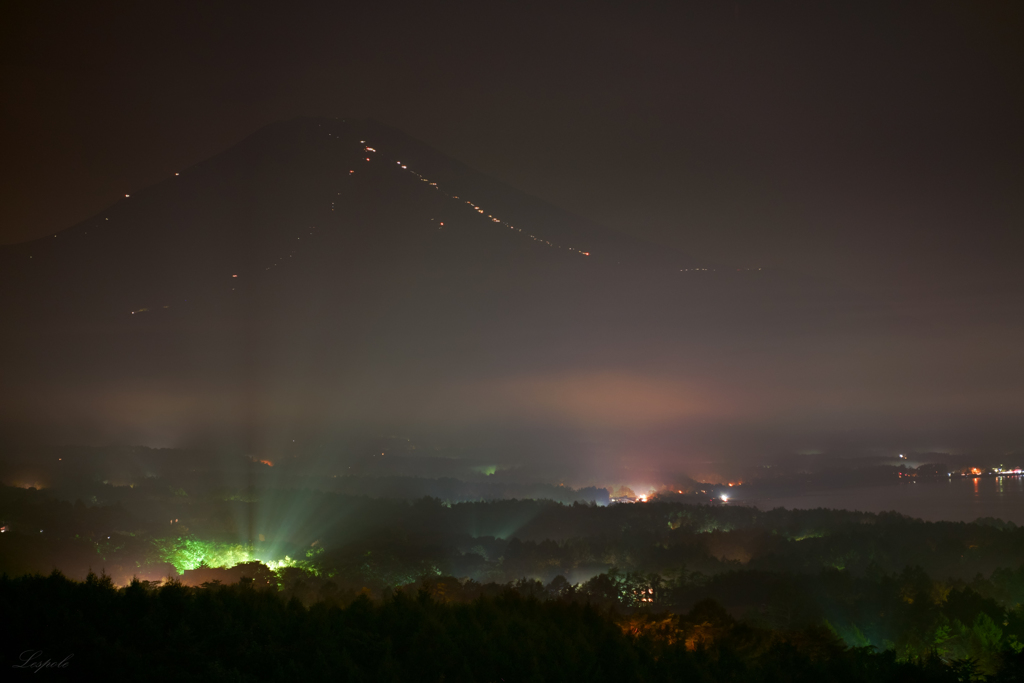 息子の富士登山　「エール」