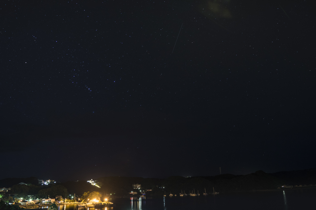 オリオンと流星