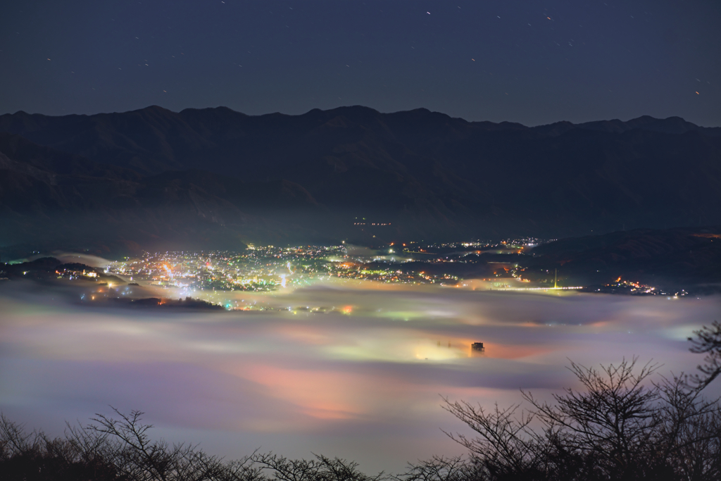 雲海の町