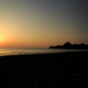 岩井海岸の夕日