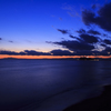 七里ガ浜の夕暮れ