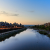 川床の賑わい--京都風景@四条大橋