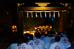 上御霊神社の御神輿が帰ってきました