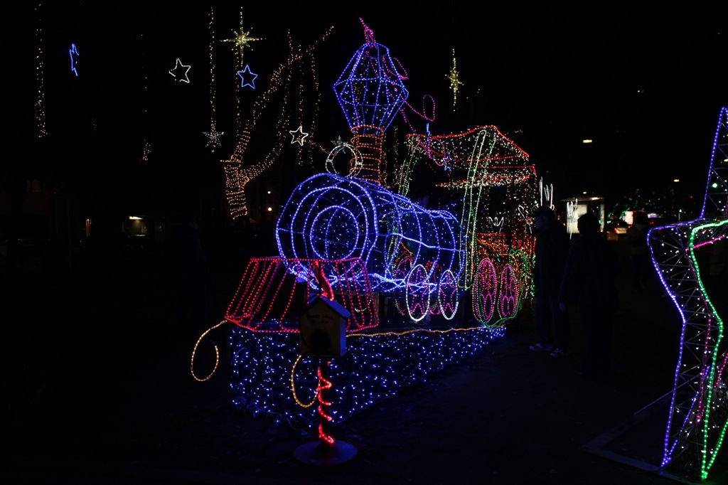 lights of train