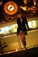 夜風吹く汐留でルカさん個撮⑤