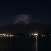 河口湖大橋と冨士