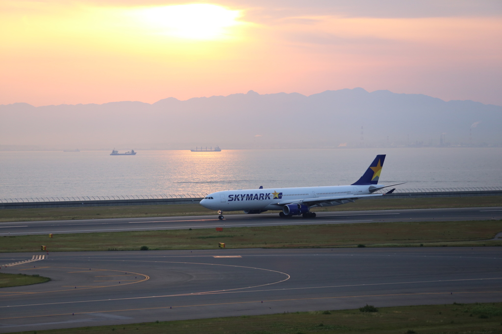 薄暮のSKYMARK