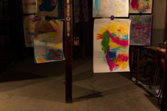 「吊るし画（？）」（「遠州横須賀街道ちっちゃな文化展」より）