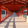 厳島神社の廊下