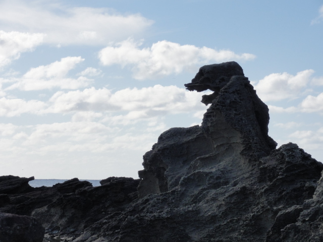 ゴジラ岩（男鹿半島ver.）