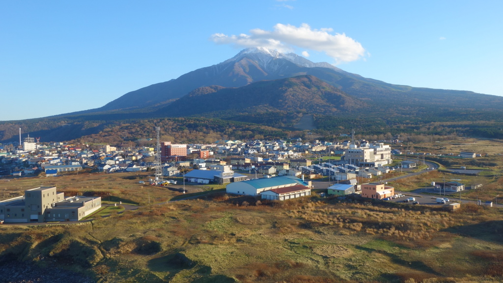 夕日ヶ丘展望台からの利尻富士